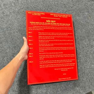 Biển bảng nội quy công ty - Ảnh 13