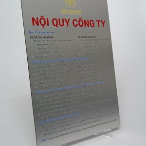 Biển bảng nội quy công ty - Ảnh 15