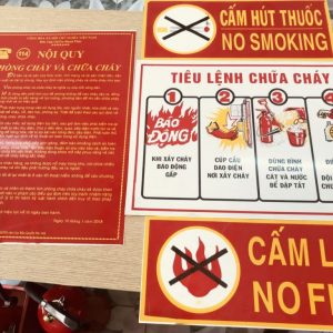 Biển bảng nội quy công ty - Ảnh 9