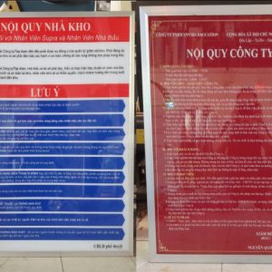 Biển bảng nội quy công ty - Ảnh 10