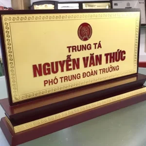 Biển Bảng Chức Danh Công Ty Để Bàn - Ảnh 22