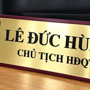 Biển Bảng Chức Danh Công Ty Để Bàn - Ảnh 5