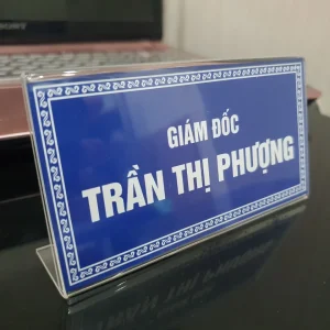 Biển Bảng Chức Danh Công Ty Để Bàn - Ảnh 6