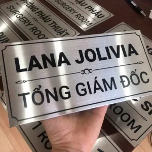 Biển Bảng Chức Danh Công Ty Để Bàn - Ảnh 9