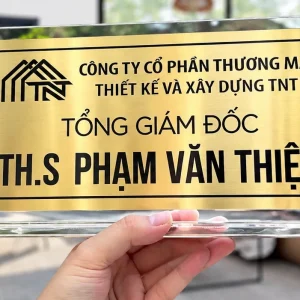 Biển Bảng Chức Danh Công Ty Để Bàn - Ảnh 13