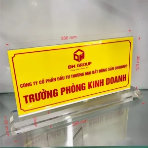 Biển Bảng Chức Danh Công Ty Để Bàn - Ảnh 18