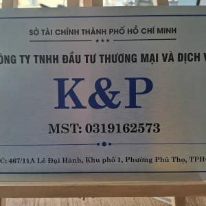 Biển Bảng Hiệu Công Ty