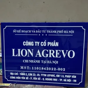 Alternative view of Biển bảng chi nhánh công ty, doanh nghiệp