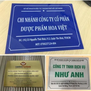 Biển bảng chi nhánh công ty, doanh nghiệp - Ảnh 4