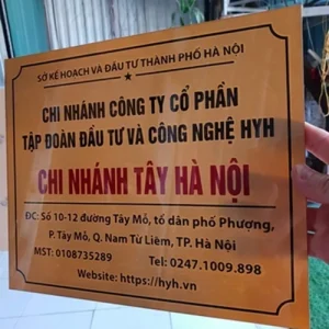 Biển bảng chi nhánh công ty, doanh nghiệp - Ảnh 6