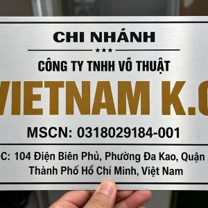 Biển bảng chi nhánh công ty, doanh nghiệp - Ảnh 7