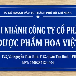 Biển bảng chi nhánh công ty, doanh nghiệp - Ảnh 11