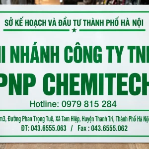 Biển bảng chi nhánh công ty, doanh nghiệp