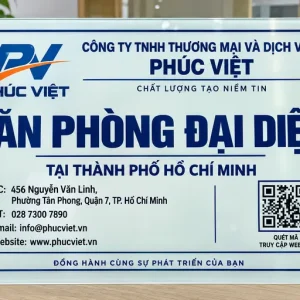 Biển bảng văn phòng đại diện - Ảnh 13