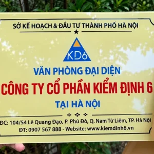 Biển bảng văn phòng đại diện - Ảnh 4