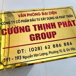 Biển bảng văn phòng đại diện - Ảnh 8