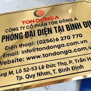 Biển bảng văn phòng đại diện - Ảnh 6