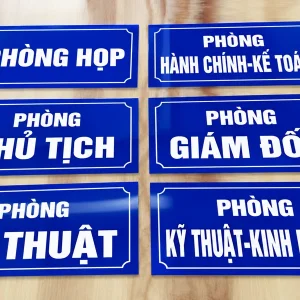 Biển phòng ban, bảng tên phòng công ty - Ảnh 22