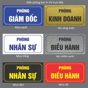 Biển phòng ban, bảng tên phòng công ty - Ảnh 27