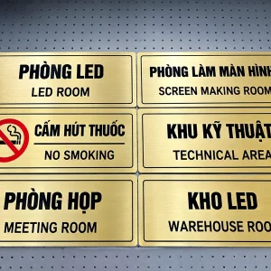Biển phòng ban, bảng tên phòng công ty - Ảnh 4