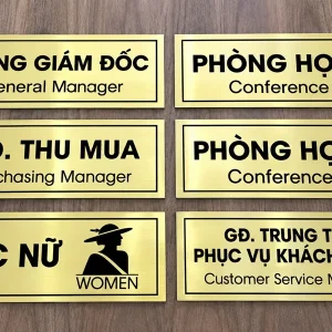 Biển phòng ban, bảng tên phòng công ty - Ảnh 7