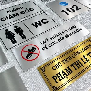 Biển phòng ban, bảng tên phòng công ty - Ảnh 10