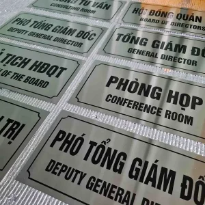 Biển phòng ban, bảng tên phòng công ty - Ảnh 11
