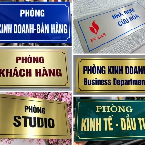 Biển phòng ban, bảng tên phòng công ty - Ảnh 12