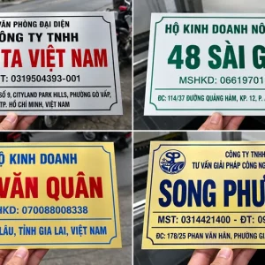 Mẫu biển bảng công ty đẹp