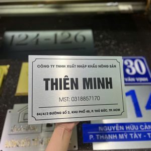 Bảng tên công ty alu - Ảnh 7