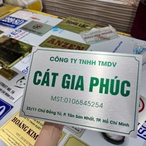 Bảng tên công ty alu - Ảnh 4
