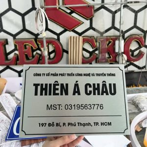 Bảng tên công ty alu - Ảnh 9