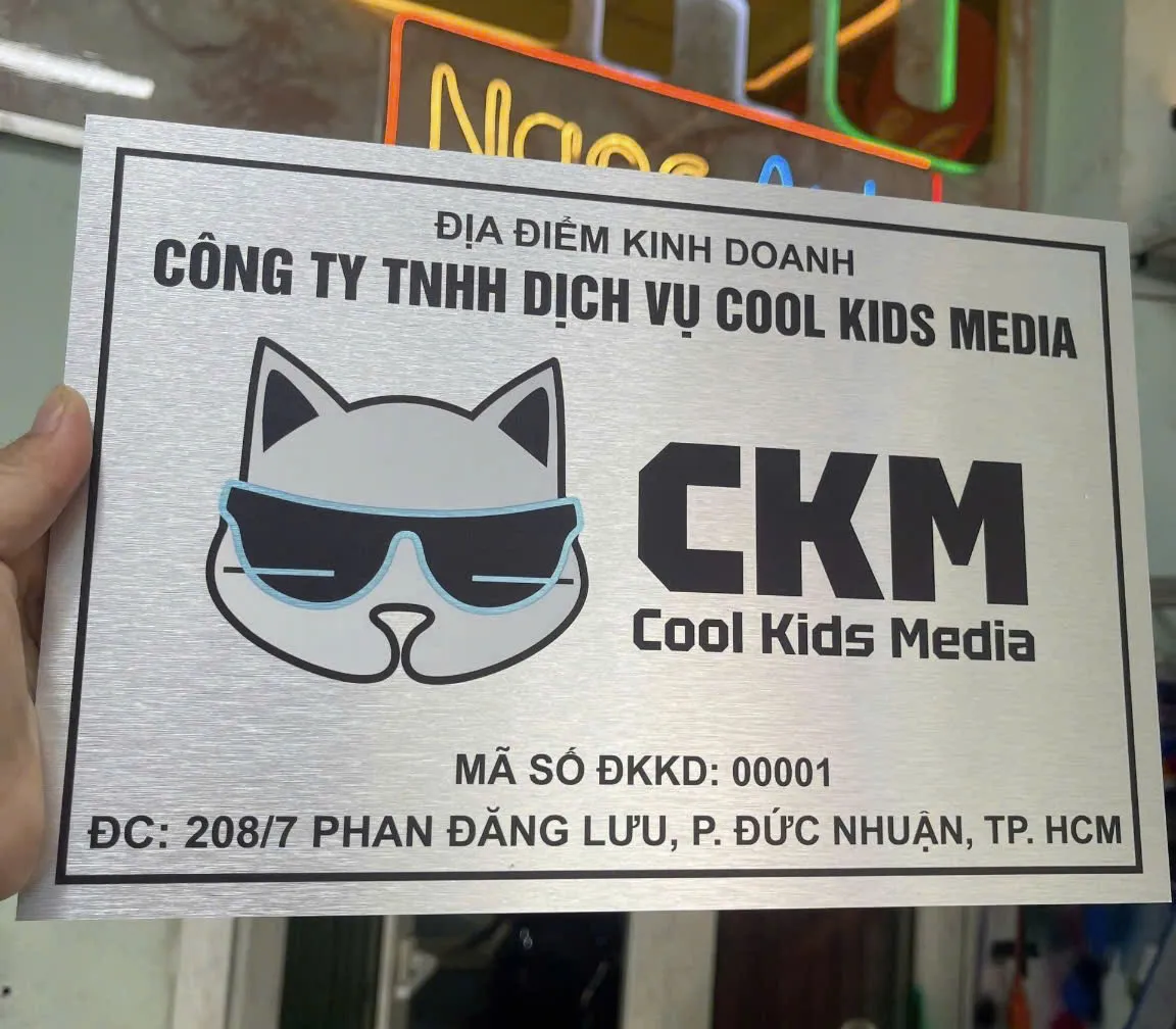 Bảng địa điểm kinh doanh in có liền