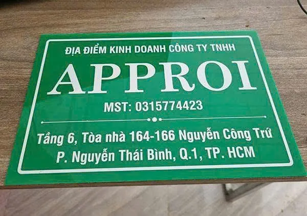 Bảng địa điểm kinh doanh in có liền - Ảnh 3