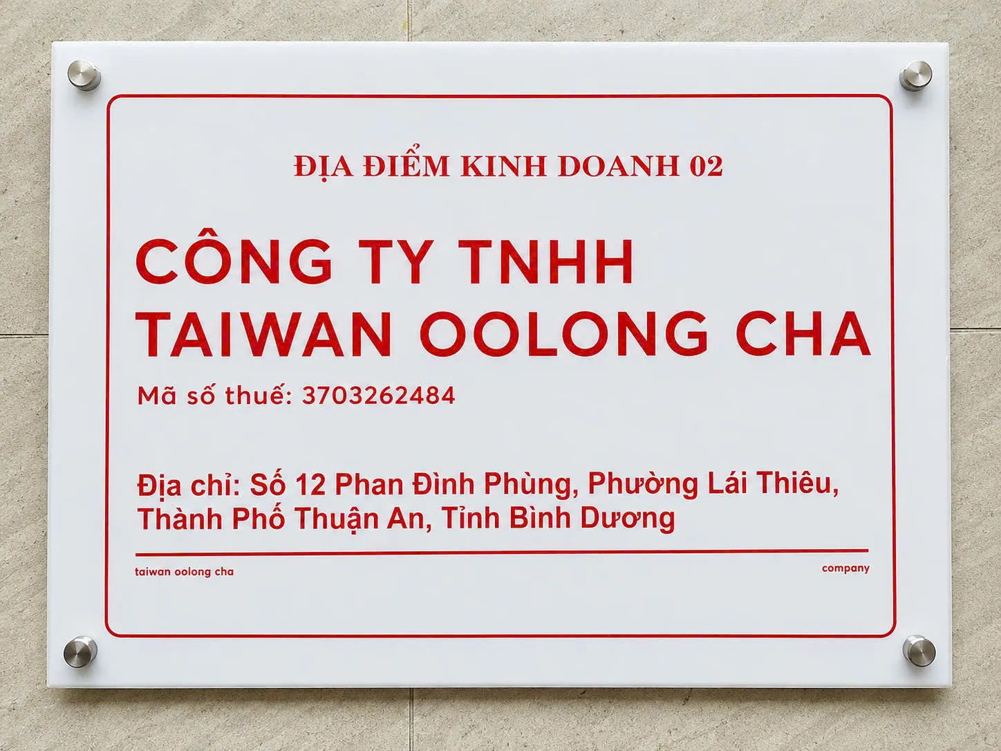 Bảng địa điểm kinh doanh in có liền - Ảnh 12