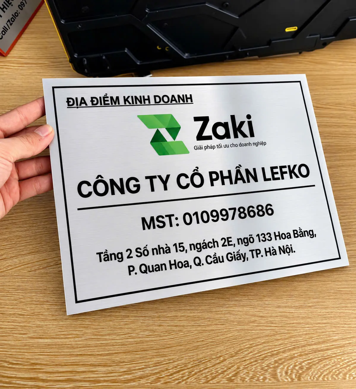 Bảng địa điểm kinh doanh in có liền - Ảnh 11