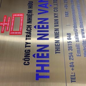 Bảng tên công ty inox - Ảnh 11