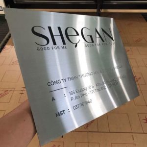 Bảng tên công ty inox - Ảnh 5