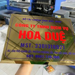 Biển công ty inox 20x30cm - Ảnh 21