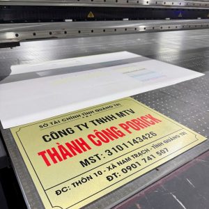 Biển công ty inox 20x30cm - Ảnh 20