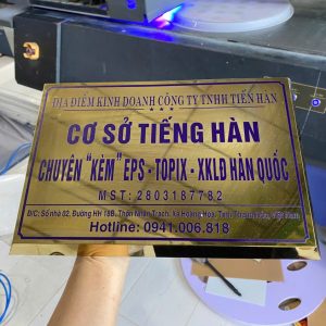 Biển công ty inox 20x30cm - Ảnh 19