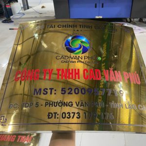 Biển công ty inox 20x30cm - Ảnh 16