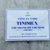Biển công ty mica 20cmx30cm