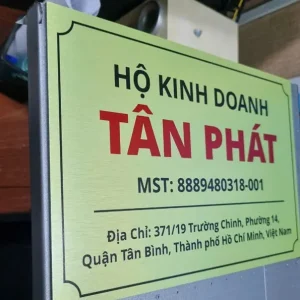 Biển hộ kinh doanh mica và alu 20x30cm - Ảnh 7