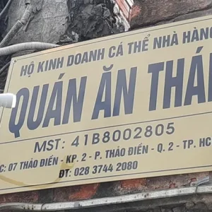Biển hộ kinh doanh mica và alu 20x30cm - Ảnh 5